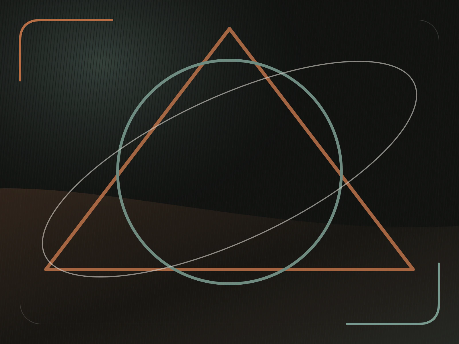 Abstract editorial illustration for “The Benefits of Smart Home Integration in Modern Architecture”